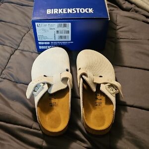 Birkenstock Cream Mules
